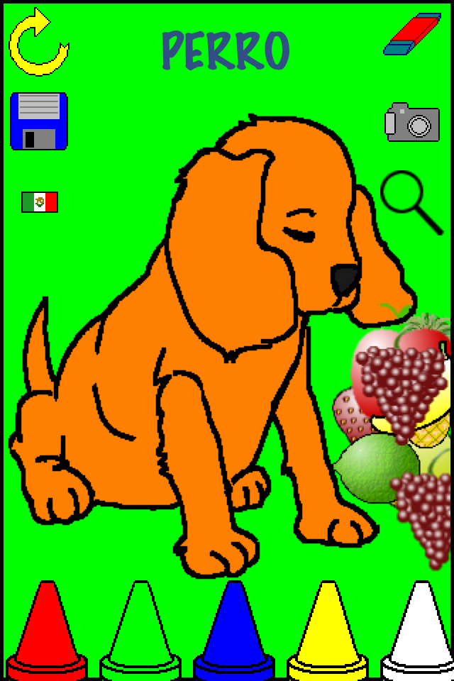 Screenshot Colorea Screenshot Colorea